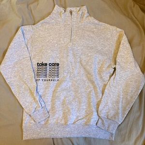 Whitney Simmons Take Care Of Yourself Quarter-Zip